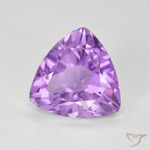 Amatista Violeta rosado natural de 2.79 ct, Trillón, VS