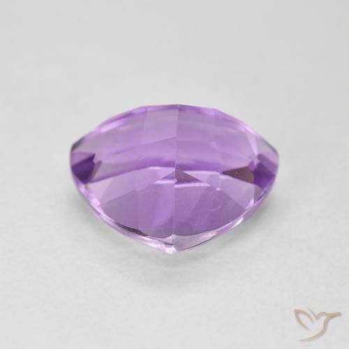 Amatista Violeta rosado natural de 2.98 ct, Trillón, VS