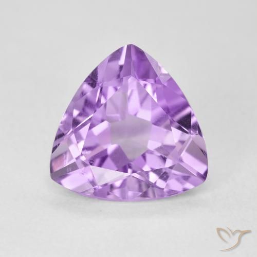 2.92ct Natural Violeta rosáceo claro Amatista, Trillón, VS