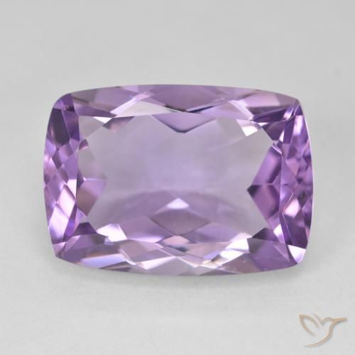 13.68ct Natural Violeta medio Amatista, Forma Cojín, VVS