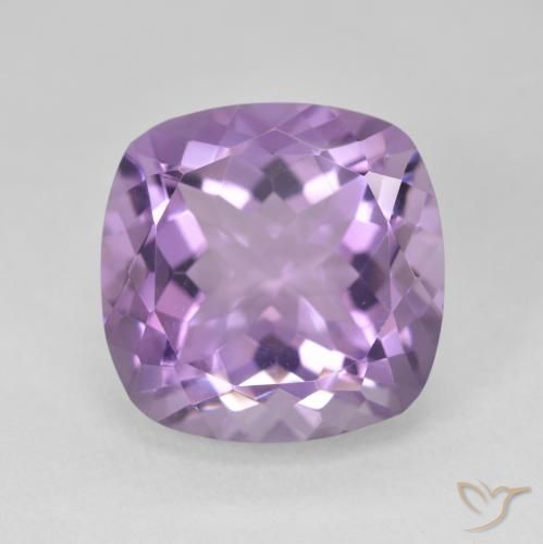 12.90ct Natural Violeta rosado Amatista, Forma Cojín, VVS