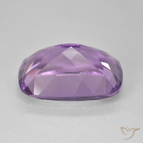 Amatista Violeta púrpura natural de 13.63 ct, Forma Cojín, VVS