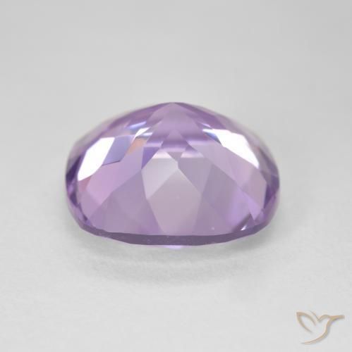 Amatista Violeta rosado natural de 11.31 ct, Forma Cojín, VVS-VS