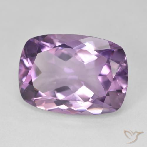 Amatista Violeta púrpura natural de 12.30 ct, Forma Cojín, VVS-VS