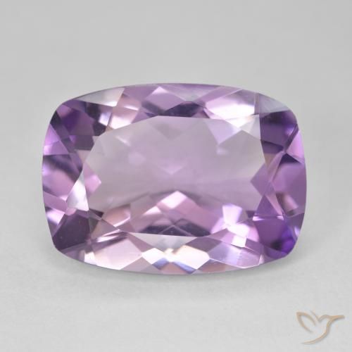 11.51ct Natural Violeta rosado Amatista, Forma Cojín, VVS