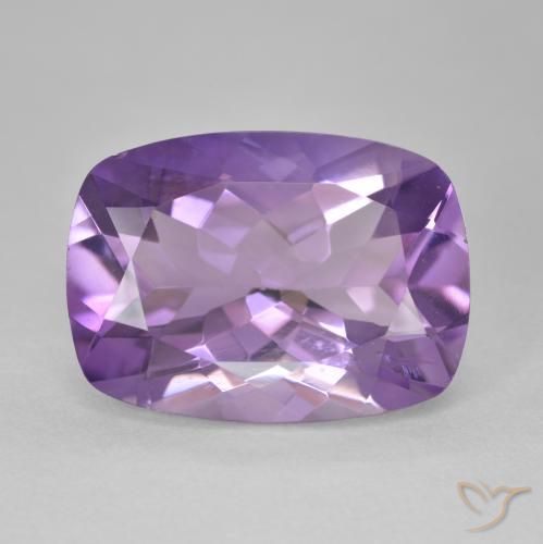 12.24ct Natural Violeta medio Amatista, Forma Cojín, VVS