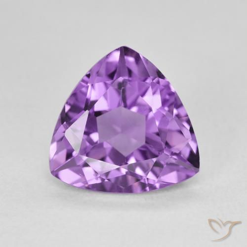 2.78ct Natural Violeta rosáceo medio Amatista, Trillón, VVS-VS