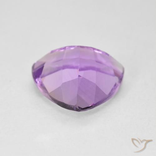 Amatista Violeta rosado natural de 2.85 ct, Trillón, VVS-VS