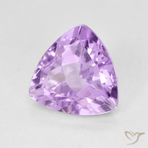 Amatista Violeta rosado claro natural de 3.15 ct, Trillón, VS