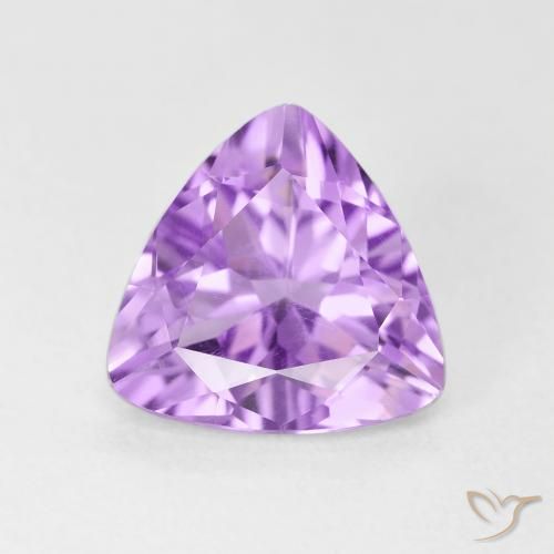 2.79ct Natural Violeta rosáceo claro Amatista, Trillón, VVS-VS