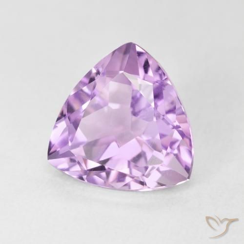 Amatista Violeta medio natural de 3.03 ct, Trillón, VVS-VS