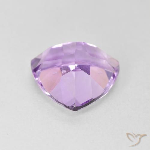 Amatista Violeta medio natural de 3.03 ct, Trillón, VVS-VS