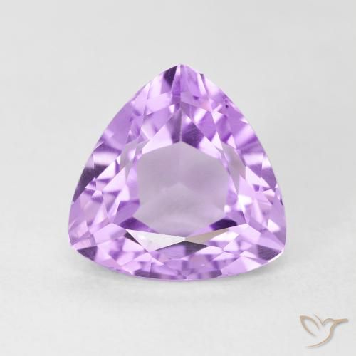 3.14ct Natural Violeta claro Amatista, Trillón, VVS-VS