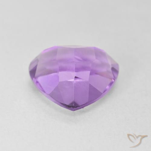 Amatista Violeta claro natural de 3.14 ct, Trillón, VVS-VS