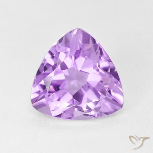 2.93ct Natural Violeta rosáceo claro Amatista, Trillón, VVS-VS