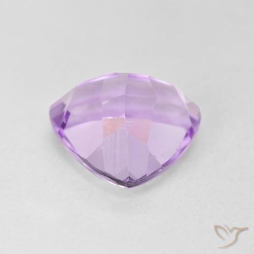 Amatista Violeta iris natural de 3.02 ct, Trillón, VVS-VS