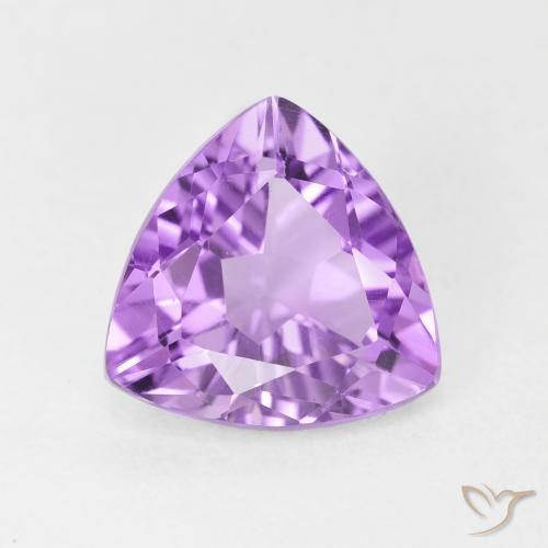 2.84ct Natural Violeta rosáceo claro Amatista, Trillón, VVS-VS