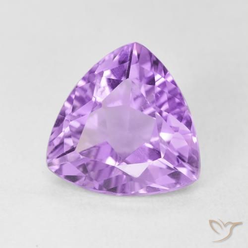 Amatista Violeta rosado natural de 3.05 ct, Trillón, VVS-VS