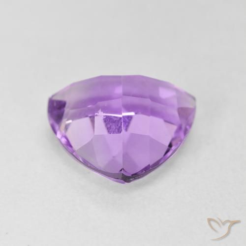 Amatista Violeta rosado natural de 3.05 ct, Trillón, VVS-VS