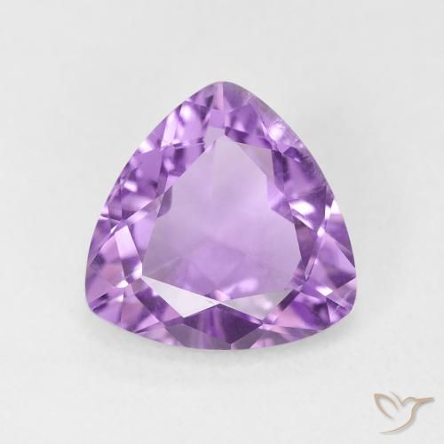 2.53ct Natural Violeta rosáceo medio Amatista, Trillón, VVS-VS