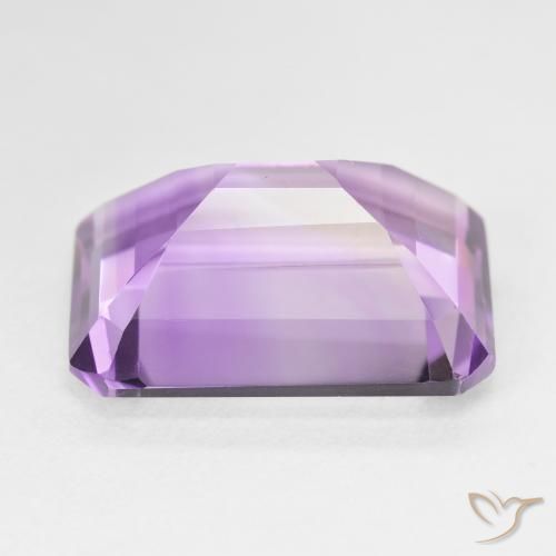 Amatista Violeta rosado natural de 18.67 ct, Corte Octágono / Esmeralda, VVS