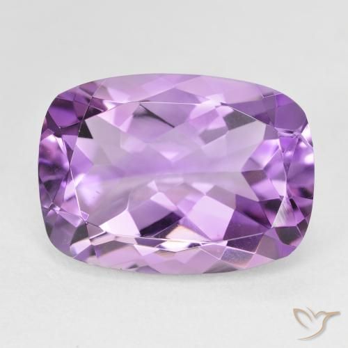 11.90ct Natural Violeta rosado medio Amatista, Forma Cojín, VVS