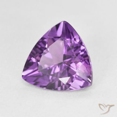 Amatista Violeta rosado natural de 2.61 ct, Trillón, VVS