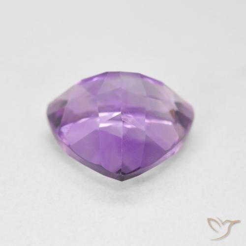 Amatista Violeta rosado natural de 2.96 ct, Trillón, VVS