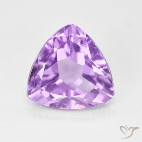 3.01ct Natural Violeta rosáceo claro Amatista, Trillón, VVS