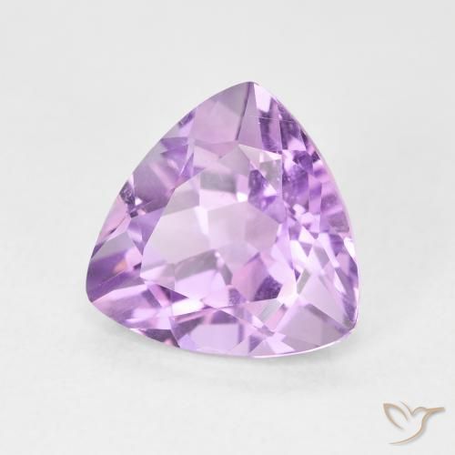 Amatista Violeta claro natural de 2.91 ct, Trillón, VVS