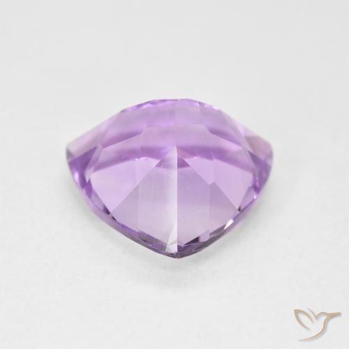 Amatista Violeta claro natural de 2.91 ct, Trillón, VVS