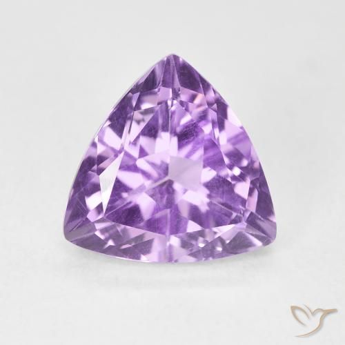 2.85ct Natural Violeta rosáceo medio Amatista, Trillón, VVS