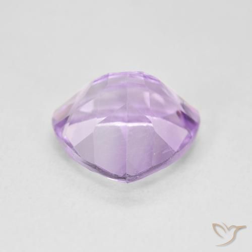 Amatista Violeta claro natural de 2.87 ct, Trillón, VVS