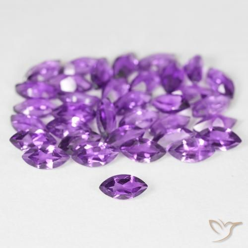 5.38ctw Natural Violeta medio Amatista, Marquesa, VS