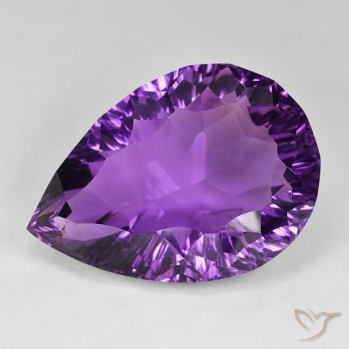 59.23ct Natural Violeta rosado Amatista, En forma de pera, VVS