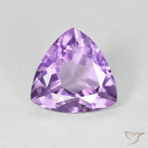 2.57ct Natural Violeta iris rosáceo Amatista, Trillón, VVS-VS