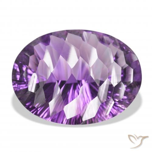 66.25ct Natural Rosado-violeta medio Amatista, Ovalada, VVS-VS