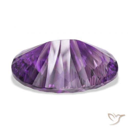 Amatista Rosado-violeta medio natural de 66.25 ct, Ovalada, VVS-VS