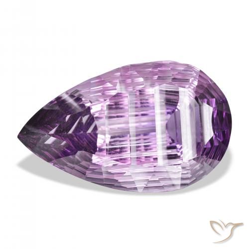 41.61ct Natural Violeta medio Amatista, En forma de pera, VVS