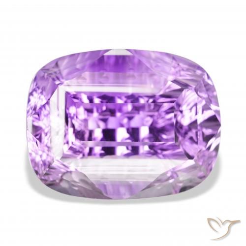 56.97ct Natural Violeta medio Amatista, Forma Cojín, VVS