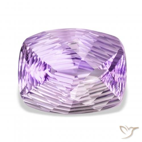 31.31ct Natural Violeta iris Amatista, Forma Cojín, VVS