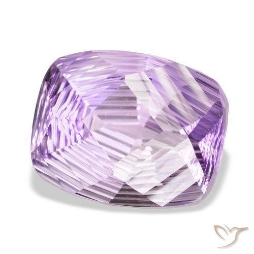 Amatista Violeta iris natural de 31.31 ct, Forma Cojín, VVS