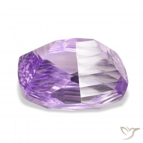 Amatista Violeta iris natural de 31.31 ct, Forma Cojín, VVS