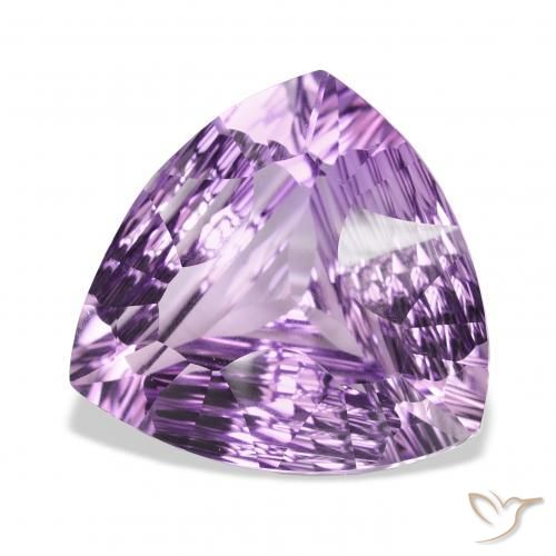 Amatista Violeta púrpura medio natural de 38.65 ct, Trillón, VVS