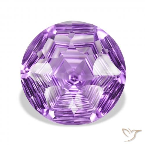 33.22ct Natural Violeta púrpura medio Amatista, Redondo, VVS