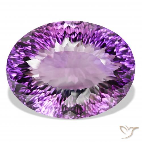 193.81ct Violeta oscuro Amatista, Ovalada, IF