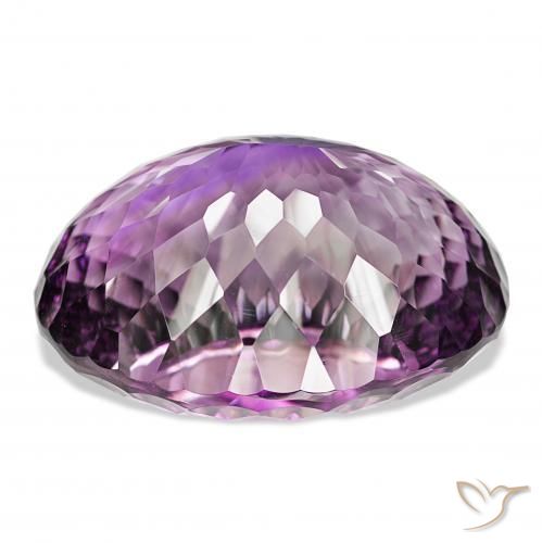 Amatista Violeta oscuro natural de 193.81 ct, Ovalada, IF