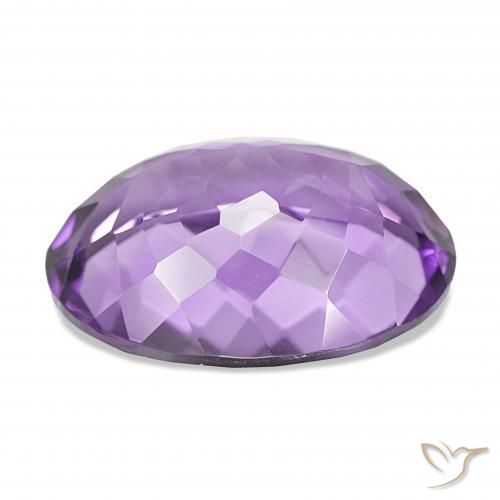 Amatista Violeta vívido natural de 16.40 ct, Ovalada, IF