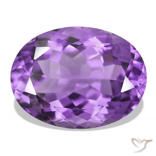 17.99ct Violeta intenso Amatista, Ovalada, IF