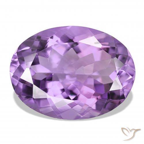 16.92ct Violeta púrpura medio Amatista, Ovalada, VS